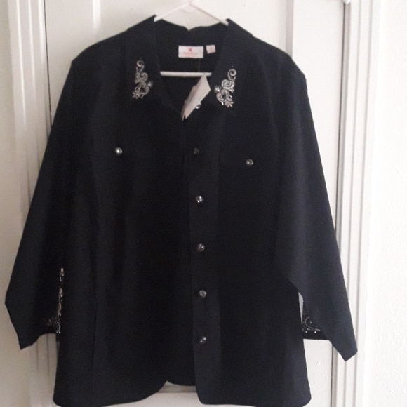 💘💘💘Quacker Factory Jacket 3XL🖤💘 - Picture 7 of 8